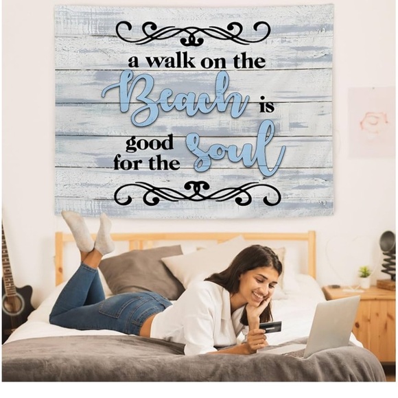 Beach Quote Wall Art Decor (016) - Picture 4 of 4